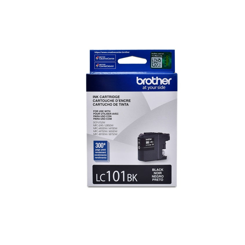 Cartucho de tinta Brother LC101BK Negro 300 páginas para impresora J870D