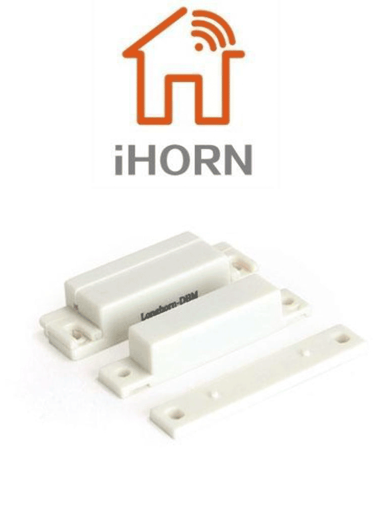 Contacto Magnético Alambrico IHORN HO03 - Compatible con DSC/RISCO/IHORN, Salida NC