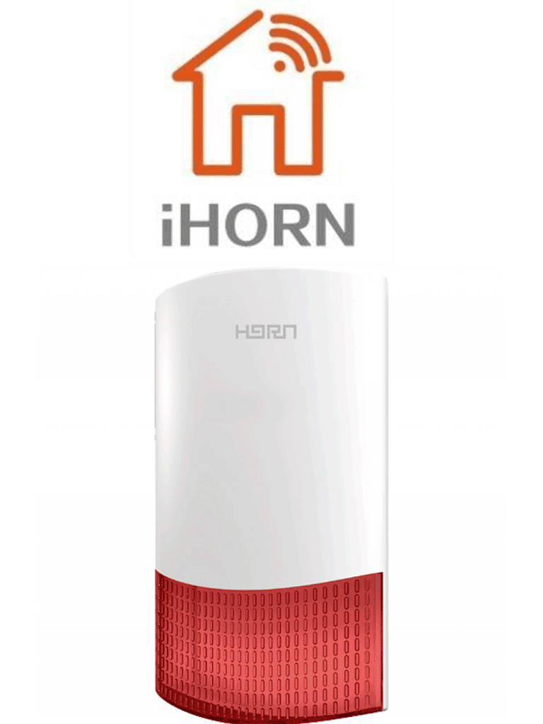 Sirena inalámbrica exterior IHORN HC105F - IP 55 / 105 dB / Compatible con panel ND1 y N8003