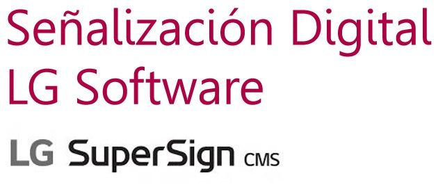 LG Señalización Digital Software SuperSign CM LWSMB, Producto Empresarial