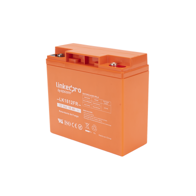 LinkedPRO LK1812FR batería recargable industrial Sealed Lead Acid (VRLA) 18000 mAh 12 V, Rojo
