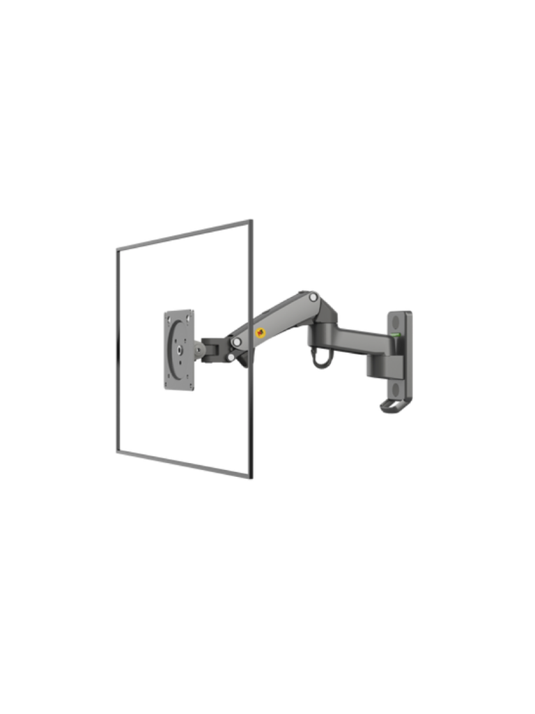 Soporte de Pared para Pantallas de 17 a 35", Capacidad 12 Kg, VESA 75x75mm / 100x100mm, Ajuste Inclinación y Rotación