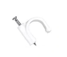 Generica Grapa de Pared LMG-NCC-7MM-W100, Diámetro 7 mm, Altura 8.7 mm, Bolsa de 100 Piezas