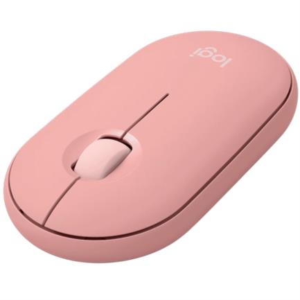 Mouse Logitech Pebble 2 M350s Óptico BT 4,000 DPI Rosa, Diseño Compacto