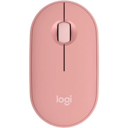 Mouse Logitech Pebble 2 M350s Óptico BT 4,000 DPI Rosa, Diseño Compacto