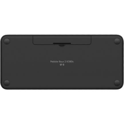 TECLADO LOGITECH PEBBLE KEYS 2 K380s BT MULTID. GRAPHITE, CONEXIÓN BLUETOOTH, MULTIDISPOSITIVO, GRIS