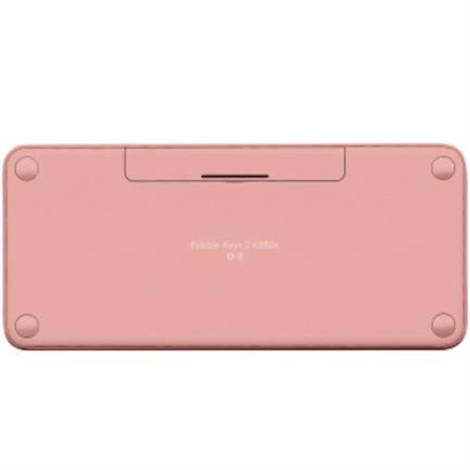 Teclado Bluetooth Logitech Pebble Keys 2 K380S Multidispositivo Inalámbrico 10m Rosa
