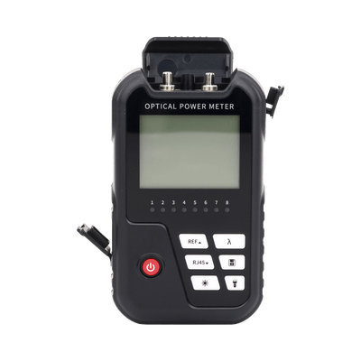 LP-M-OPM-LR - Medidor de Potencia Óptica / Rango -50dBm a 26dBm / Detector InGaAs 800-1700nm / VFL 2mW 650nm / Probador RJ45 hasta 300m / 120h Operación Continua