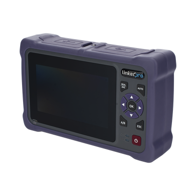 LP-OTDR-MM - OTDR Touch / Fibra Óptica Multimodo / 850nm y 1300nm / Rango Dinámico 22/24 dB / Zona Muerta 1.5 m (4.9 ft) / VFL 10mW / OPM / Mapeo RJ45 / Batería 5000 mAh