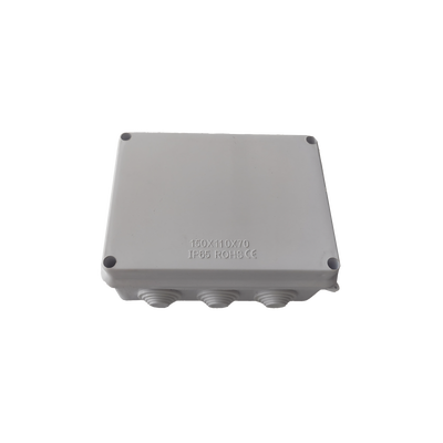 LinkedPro Caja Estanca de Conexiones IP65, 10 Entradas, 150x110x70 mm