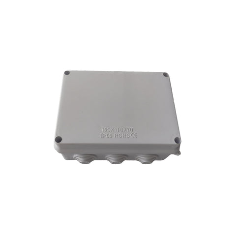 LinkedPro Caja Estanca de Conexiones IP65, 10 Entradas, 150x110x70 mm