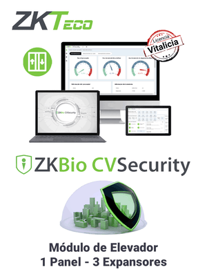 Modulo Control Elevadores ZKTECO BioCVSecurity EC10 - 1 Panel / Hasta 58 pisos EX16