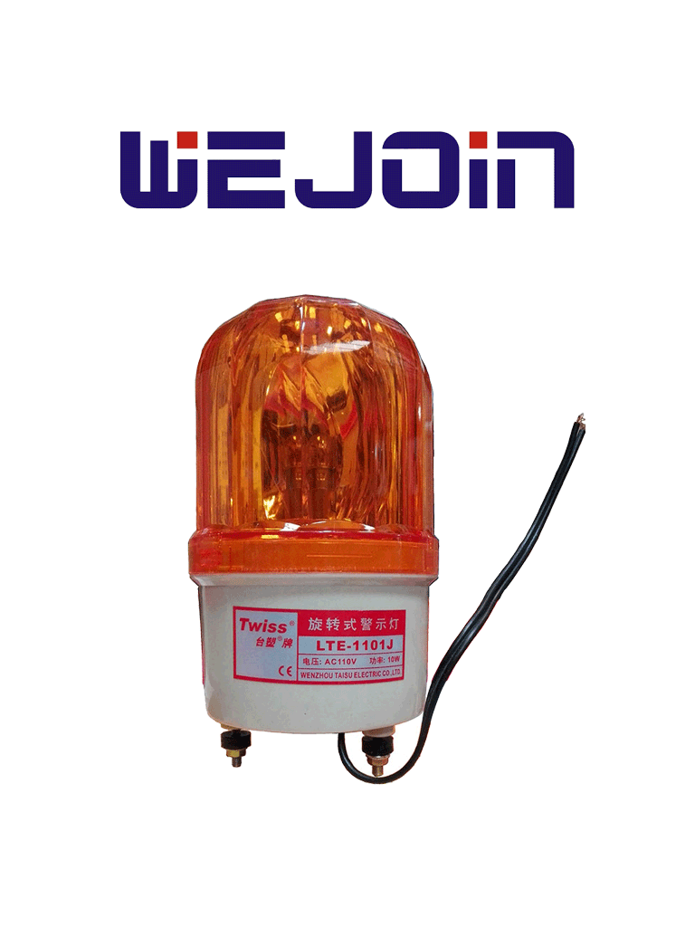 Luz estroboscópica giratoria WEJOIN SECULIGHT, Alarma audible, Compatible con barreras vehiculares, Motor deslizante WJPKMP202