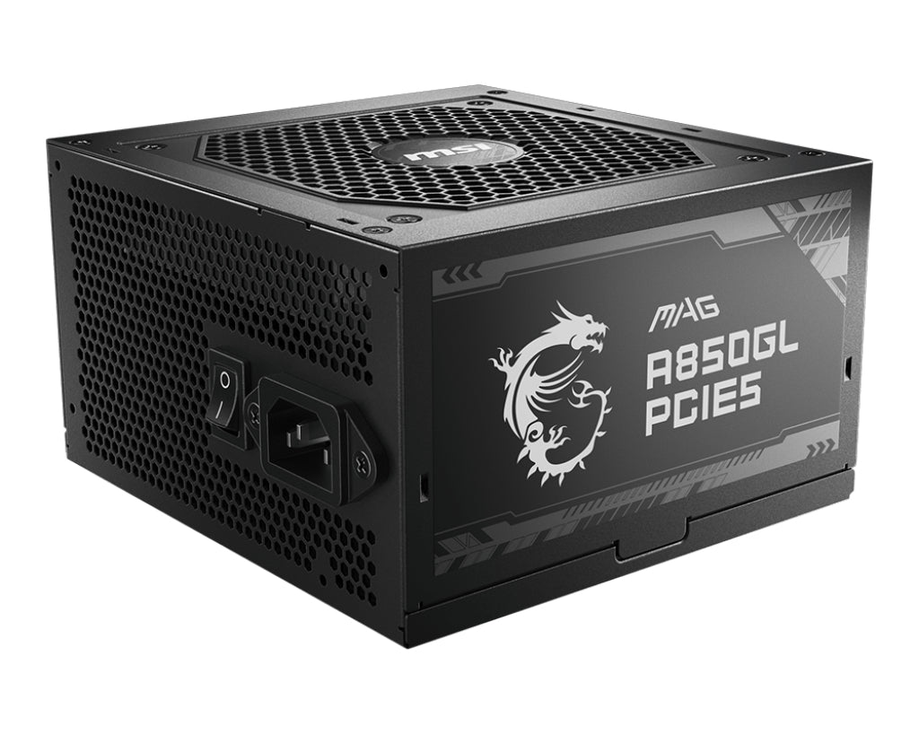 MAG A850GL PCIE5 - MSI MAG A850GL PCIE5 unidades de fuentes de alimentación 850 W 100 - 240 V 47 - 63 Hz 8 A