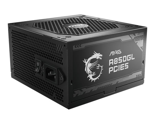MAG A850GL PCIE5 - MSI MAG A850GL PCIE5 unidades de fuentes de alimentación 850 W 100 - 240 V 47 - 63 Hz 8 A