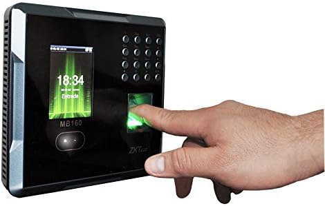 ZK TECO Lector Facial MB160ID, 1500 Rostros, Tarjeta, IP65