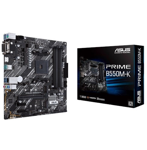 Placa Base ASUS B550M-K Micro-ATX, DDR4 128GB, PCIe 4.0, USB 3.2 Gen 2