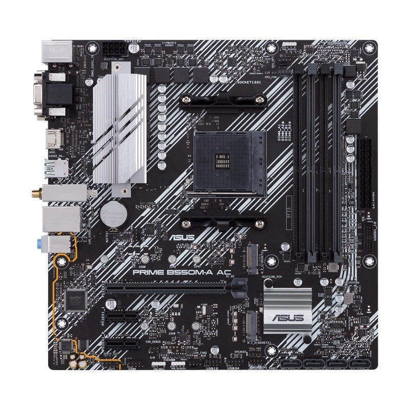 Tarjeta Madre ASUS PRIME B550M-A AC Micro ATX Socket AM4 WiFi