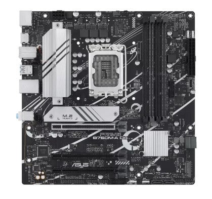 ASUS Motherboard B760M-A, 4 Slots DDR4, PCIe 4.0, HDMI, USB 3.2