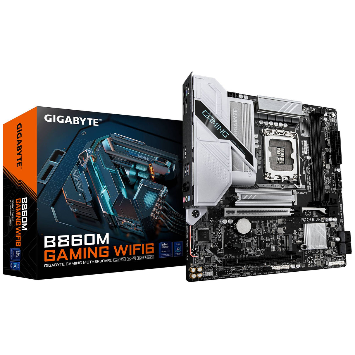Placa Base GIGABYTE B860M Gaming WiFi6 Micro-ATX, 64GB DDR4, HDMI 2.1