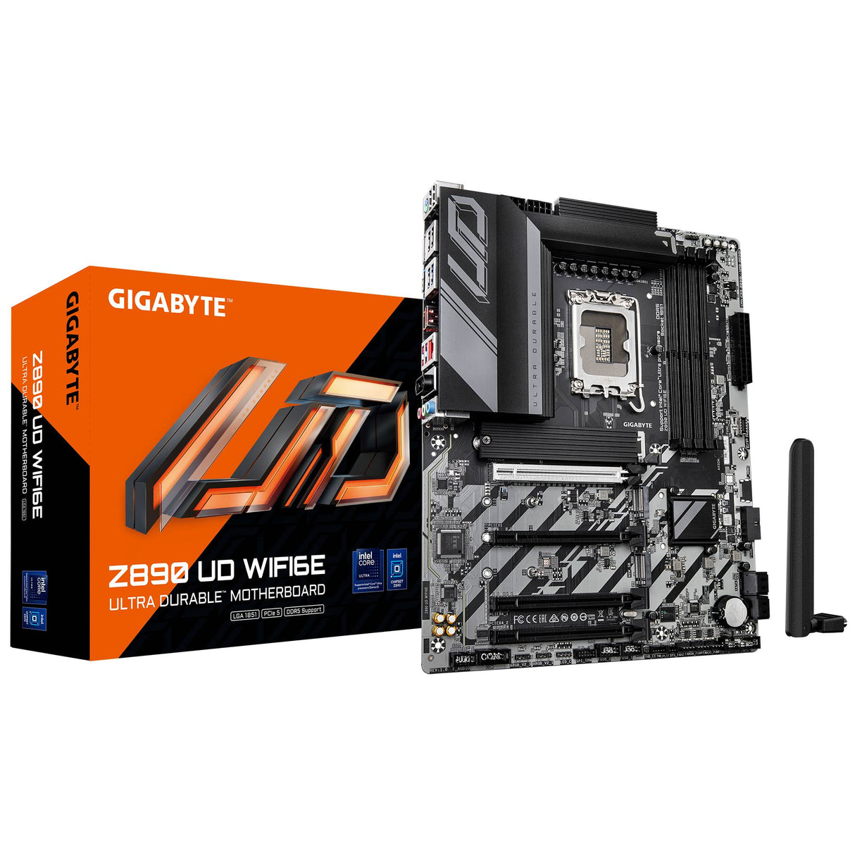 Placa Base GIGABYTE Z890 UD WIFI6E con PCIe 4.0, USB 3.2 Gen 2, ATX