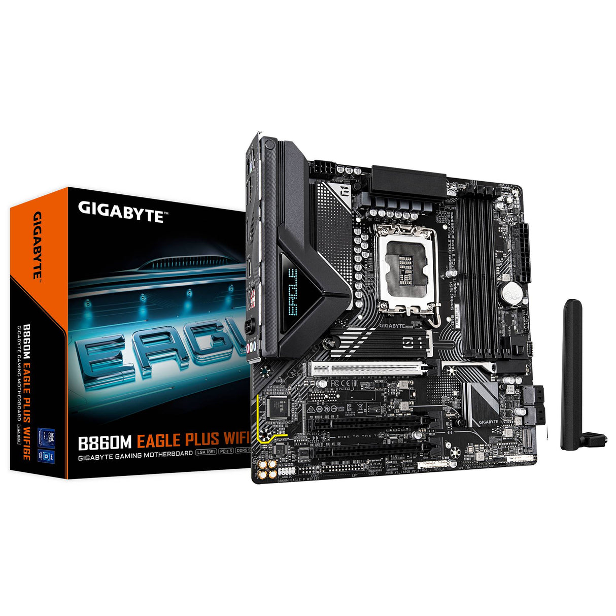 Placa Base GIGABYTE B860M EAGLE P WIFI6E, Micro-ATX, WiFi6E, DDR4 64GB