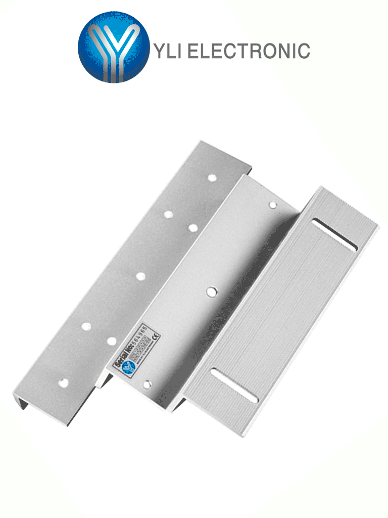 Soporte de fijación ZL de aluminio para puerta, Compatible con cerradura magnética YM280NLED