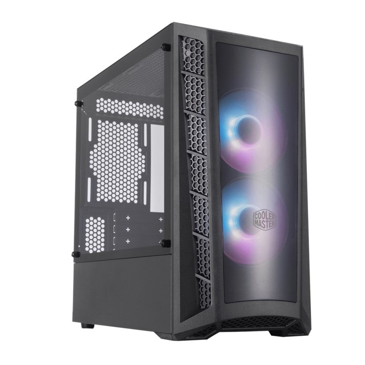 Gabinete Cooler Master MasterBox MB320L ARGB, Micro-ATX, 3 Ventiladores RGB, Vidrio Templado