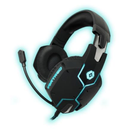 Vortred V-930051 audífono y auriculare Auriculares Alámbrico Diadema Juego Negro