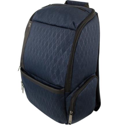 Mochila Perfect Choice Vilux Ejecutiva para Laptop 15"-17" Color Azul, 3 Compartimentos, Resistente al Agua, Correas Ajustables