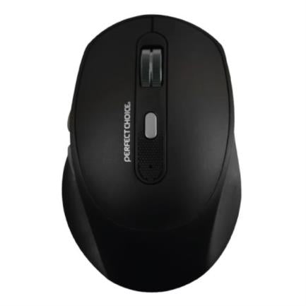 Mouse Inalámbrico Recargable 6 Botones 1600 DPI Negro