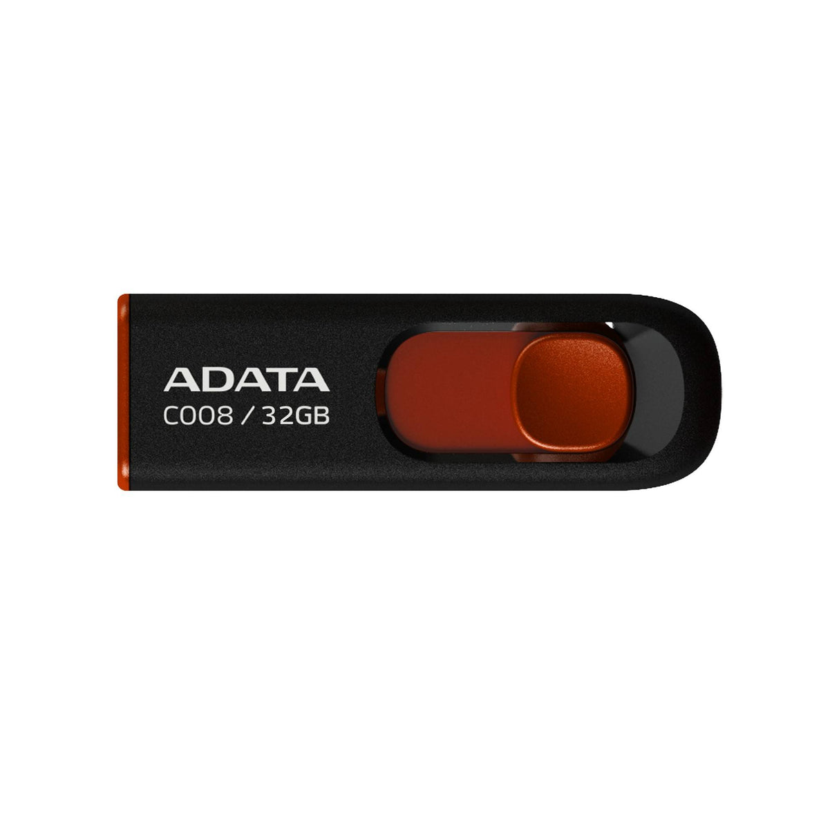 Memoria USB ADATA C008 – 32 GB, USB 2.0, Diseño Negro, Rendimiento Eficiente