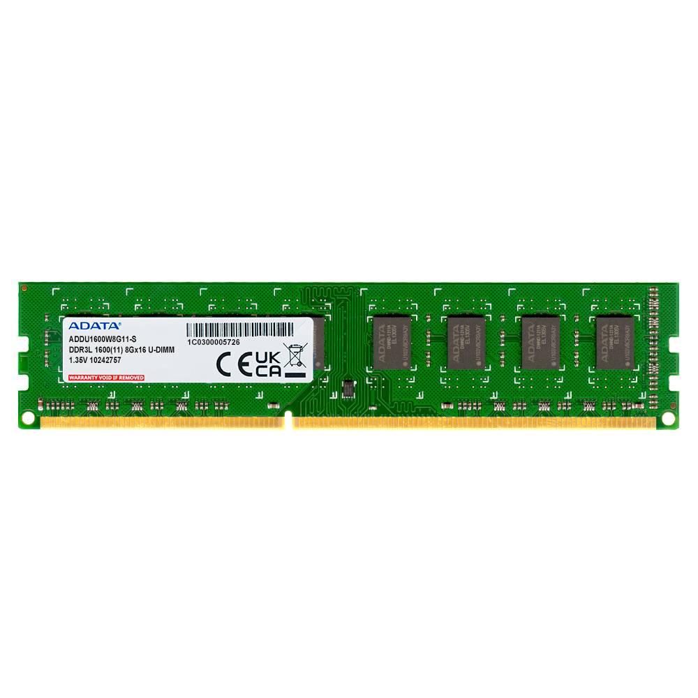 ADATA ADDU1600W8G11-S módulo de memoria 8 GB 1 x 8 GB DDR3L 240-pin DIMM