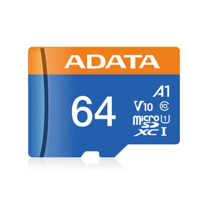 ADATA 64GB, microSDHC, Class 10 Memoria Flash 64 GB MicroSDHC 85 MB/s 25 MB/s