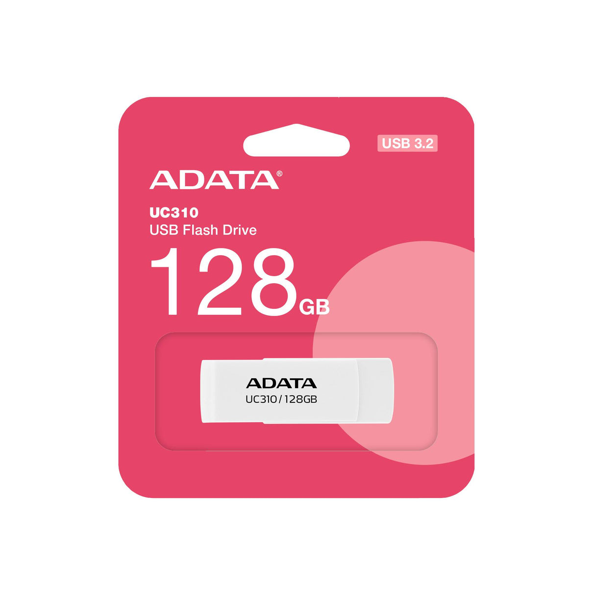Memoria USB ADATA UC310 64GB USB 3.0 con Conector Retráctil y Diseño Compacto