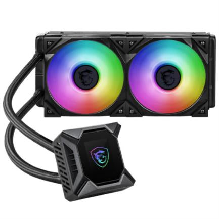 Enfriamiento Líquido para CPU MSI MPG CoreLiquid K240 V2 240mm ARGB Display LCD 2.4" Compatible S 1200 1700 AM4 AM5