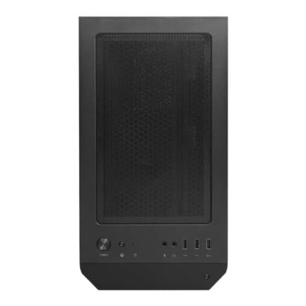 Gabinete Gamer MSI MAG FORGE M100A Mid Tower mATX ITX 4xFan RGB Cristal Templado Negro 4 Puertos USB 3.0