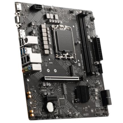 Tarjeta Madre MSI PRO H610M-G 2xDDR4 64GB 3200Mhz PCIe 4.0 M.2 HDMI VGA DP S1700 mATX