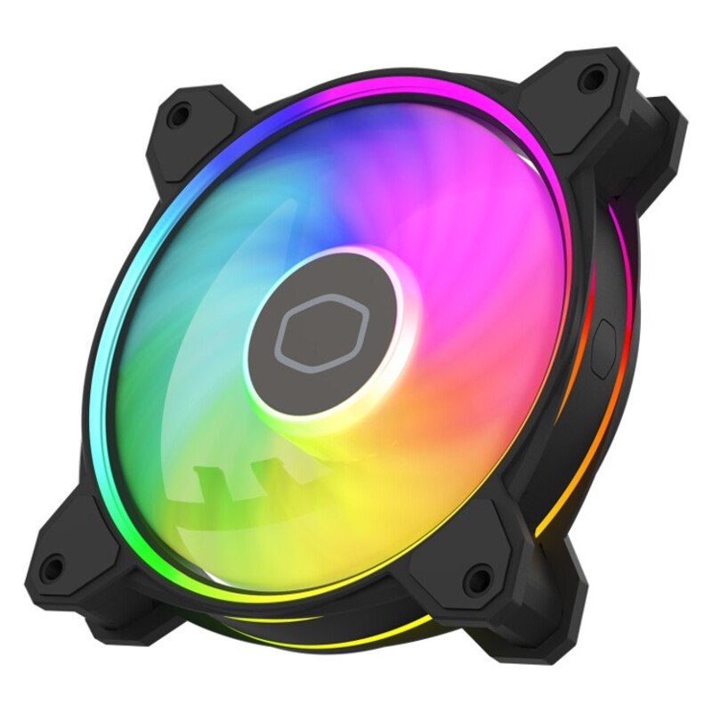 Ventilador Cooler Master MF120 Halo 2 RGB 120mm, 3 Velocidades, 24 LEDs, Control Remoto