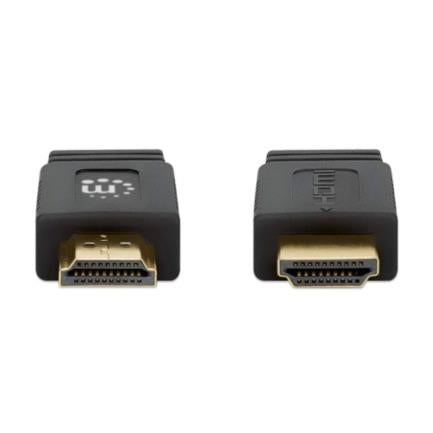 Cable Manhattan HDMI Plano Alta Velocidad con Ethernet 15m Color Negro