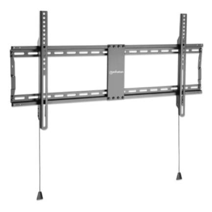 Soporte TV Manhattan 43-100" 70KG ultra delgado pared plano o curvo, negro
