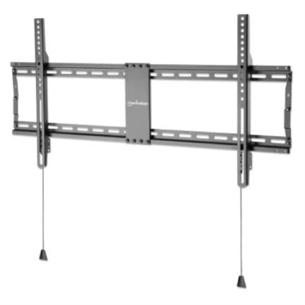 Soporte TV Manhattan 43-100" 70KG ultra delgado pared plano o curvo, negro