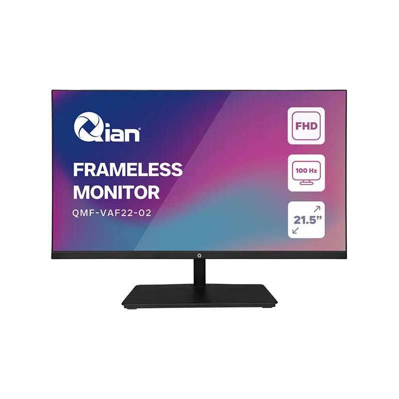 QMF-VAF22-02 - MONITOR PRO LITE QIAN 22" FLAT 100 HZ VA X1 HDMI X1 VGA