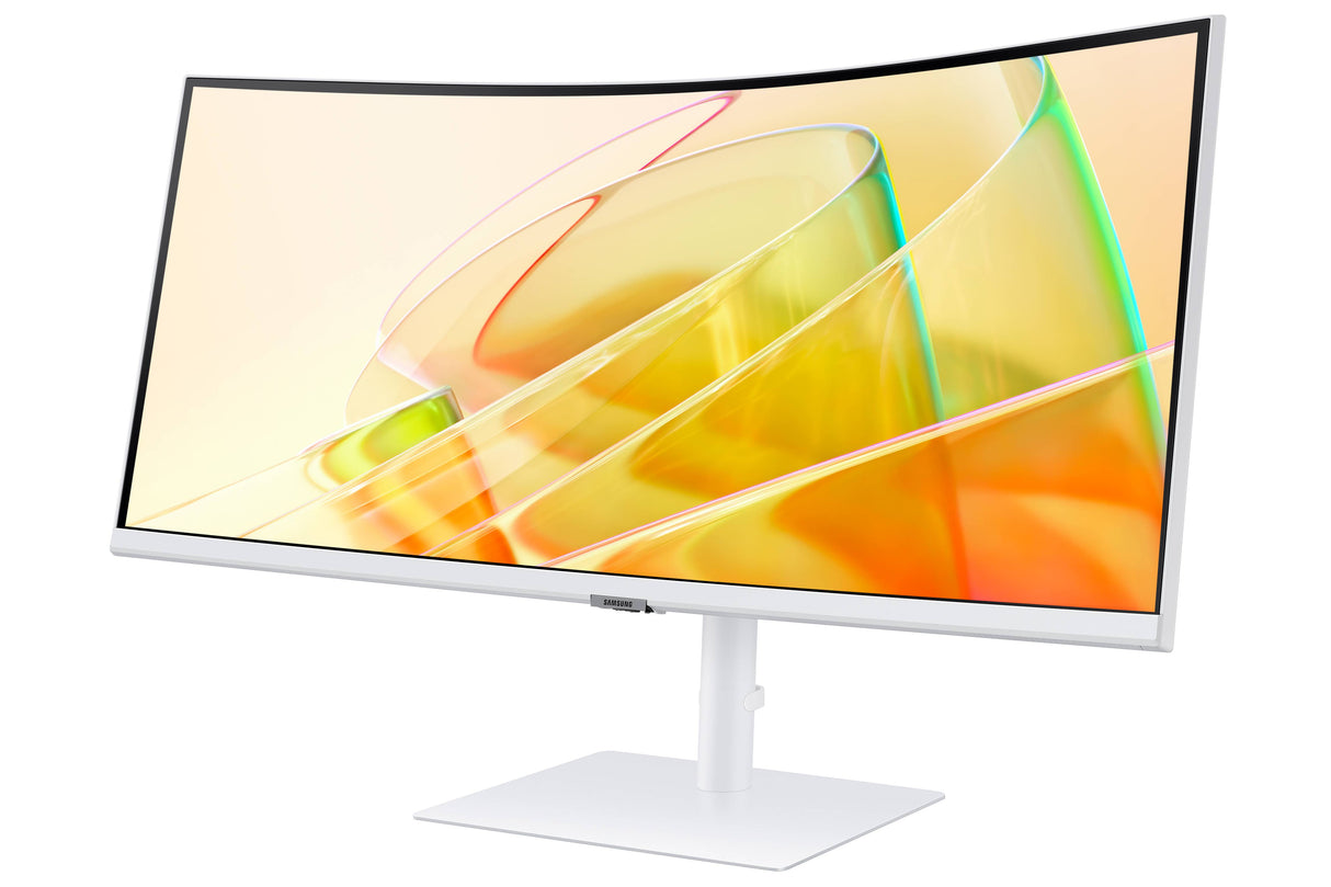 Monitor SAMSUNG LS34C650TALXZX, 34 pulgadas, 3440x1440, 350 cd/m², 5 ms, Blanco