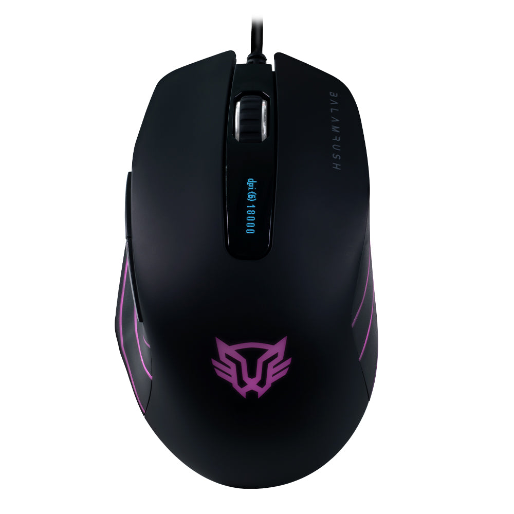 Mouse Gaming Balam Rush Hunter BR-931403 Óptico USB Negro
