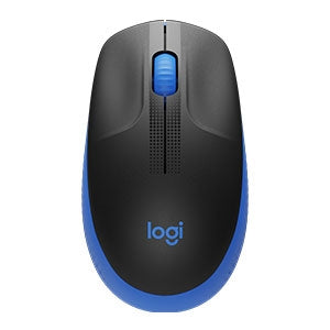 Logitech Mouse M190 Inalámbrico 1000 DPI, USB, Color Azul