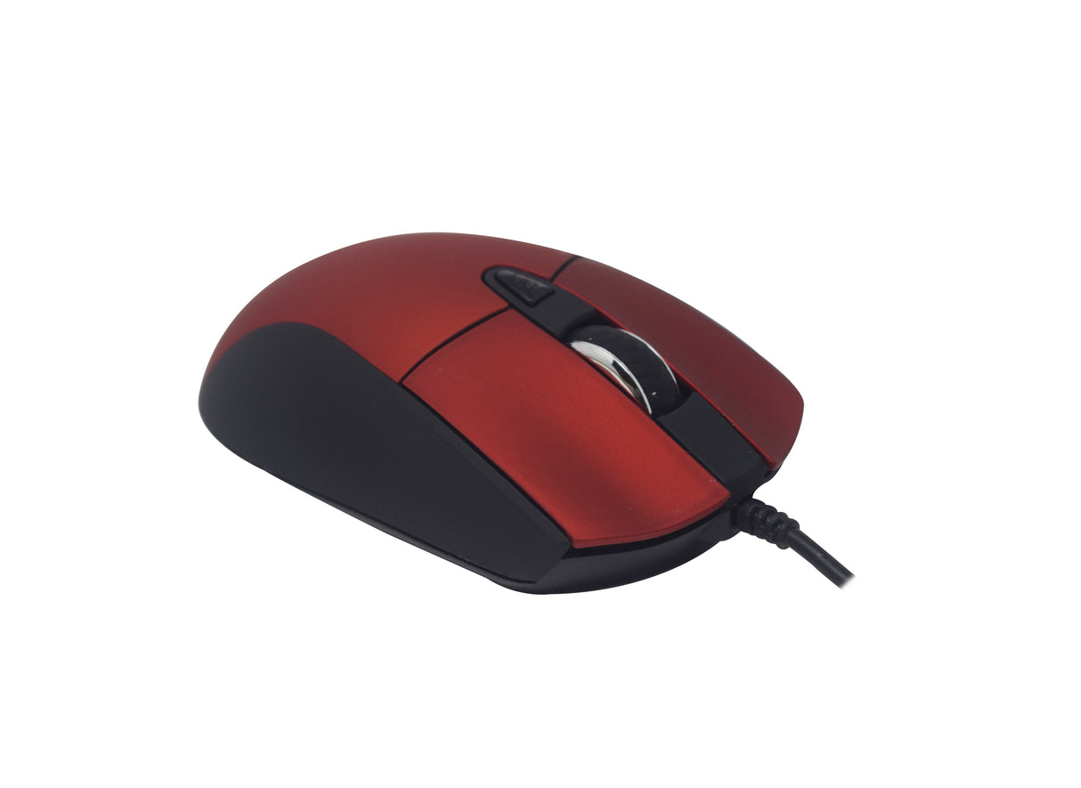 Mouse Gaming Alámbrico Naceb Technology NA-0115R Rojo Óptico