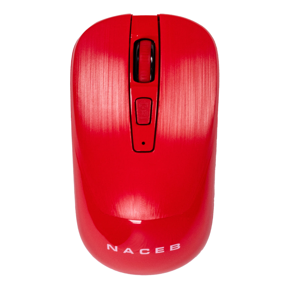 NACEB MOUSE INALAMBRICO 2.4G ROJO NA-0137R - Accesorios para Componentes