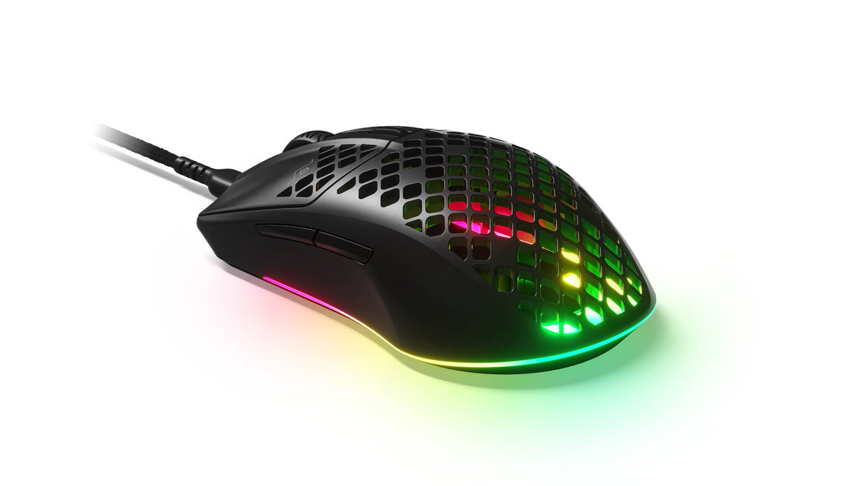 Steelseries Aerox 3 ratón Juego mano derecha USB Tipo C Óptico 8500 DPI