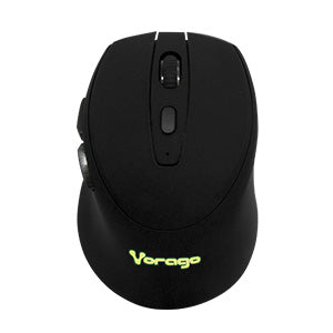 Mouse Inalámbrico Iluminado VORAGO MO306, 2400 DPI, Negro